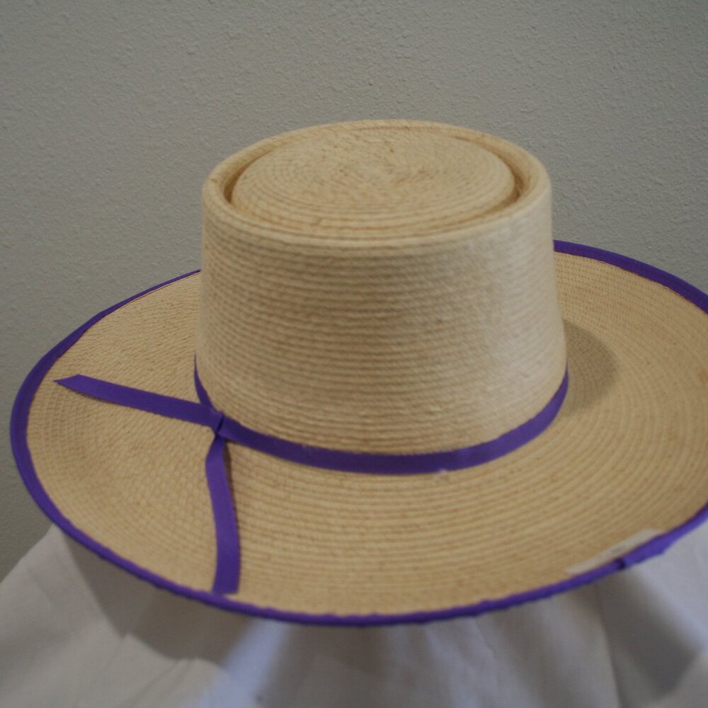 Sun Body Reata Hat 7 (56) Woven Straw Violet Ribbon